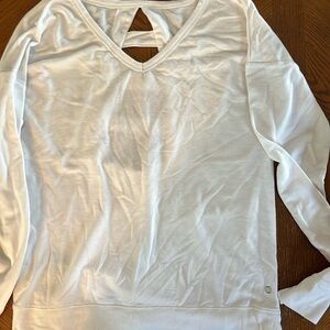 Long sleeve yoga top.